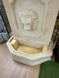 Cesare Large Lion Water Wall Sandstone Cement Fibre Tall Fountain