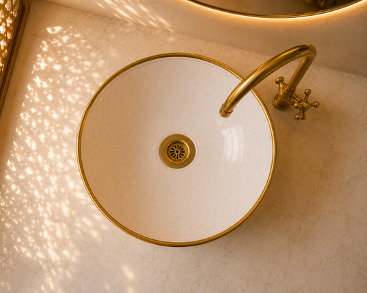 Handmade Moroccan Ceramic Basin
