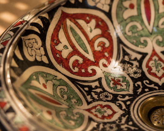 Handmade Moroccan Ceramic Basin