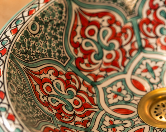 Handmade Moroccan Ceramic Basin