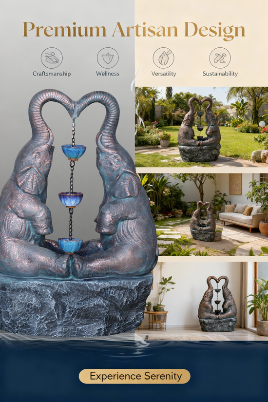 Elephants Water Feature