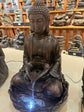 Courage Buddha Tabletop  Water Feature 90cm Tall Outdoor Fountain Unique Colour