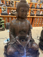 Courage Buddha Tabletop  Water Feature 90cm Tall Outdoor Fountain Unique Colour