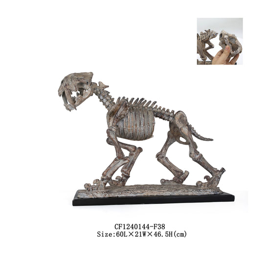 Saber-Toothed Tiger Skeleton Fossils Celebrating Prehistoric Predator New