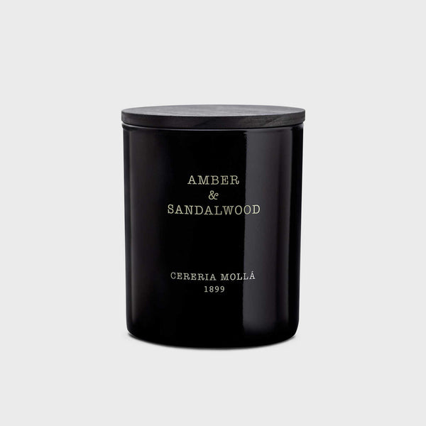 Amber & Sandalwood 230g Premium Candle - Cereria Molla 1899