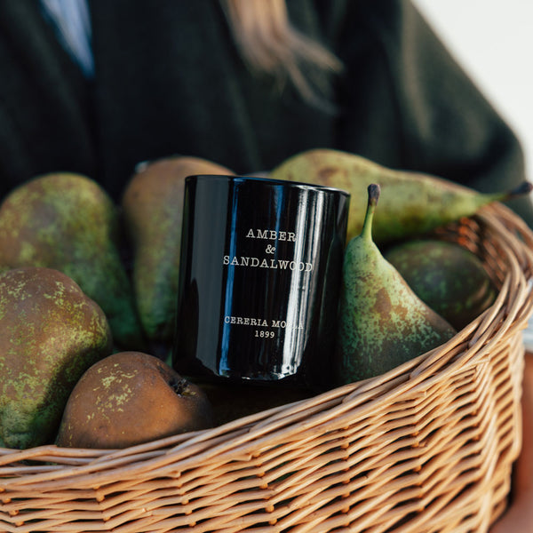 Amber & Sandalwood 230g Premium Candle - Cereria Molla 1899