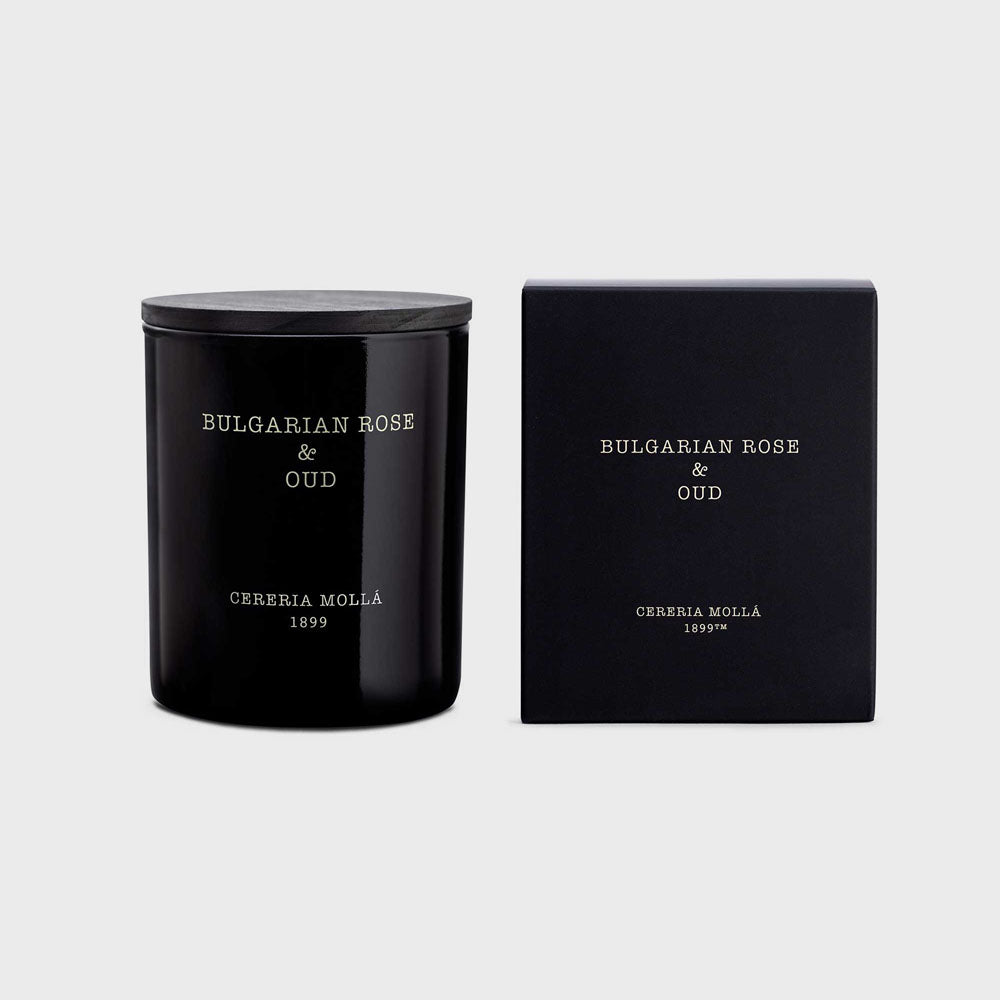 Bulgarian Rose & Oud 230g Premium Candle - Cereria Molla 1899
