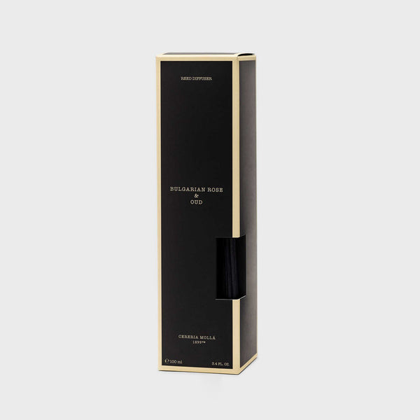 Bulgarian Rose & Oud 100ml Reed Diffuser - Cereria Molla 1899