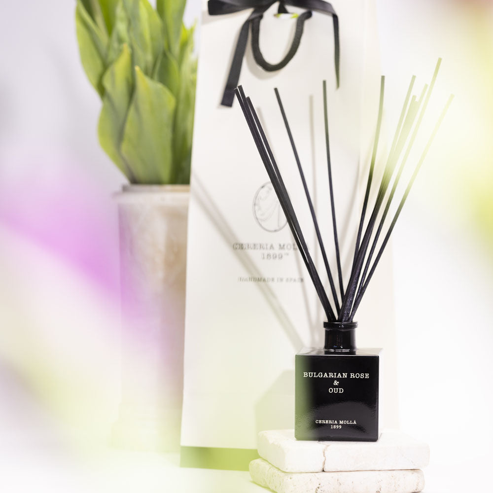 Bulgarian Rose & Oud 100ml Reed Diffuser - Cereria Molla 1899