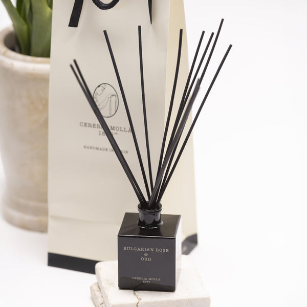 Bulgarian Rose & Oud 100ml Reed Diffuser - Cereria Molla 1899