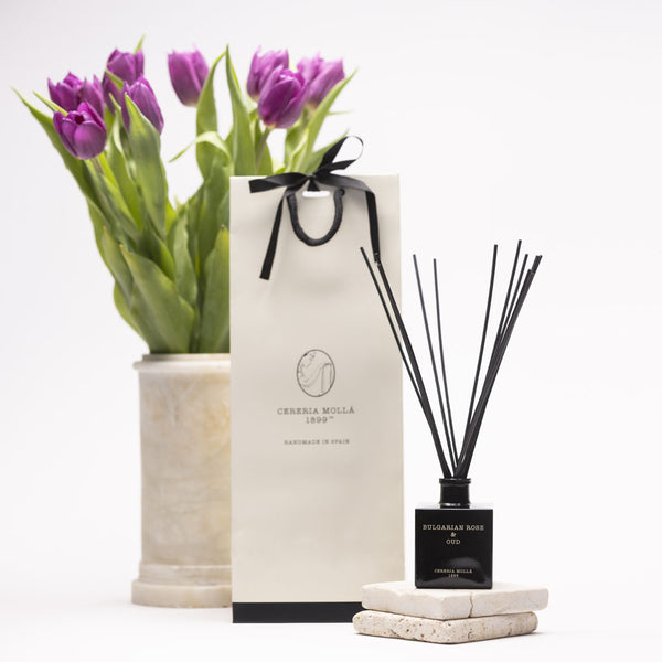 Bulgarian Rose & Oud 100ml Reed Diffuser - Cereria Molla 1899