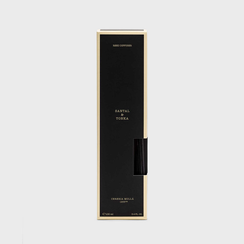 Santal & Tonka 100ml Reed Diffuser - Cereria Molla 1899