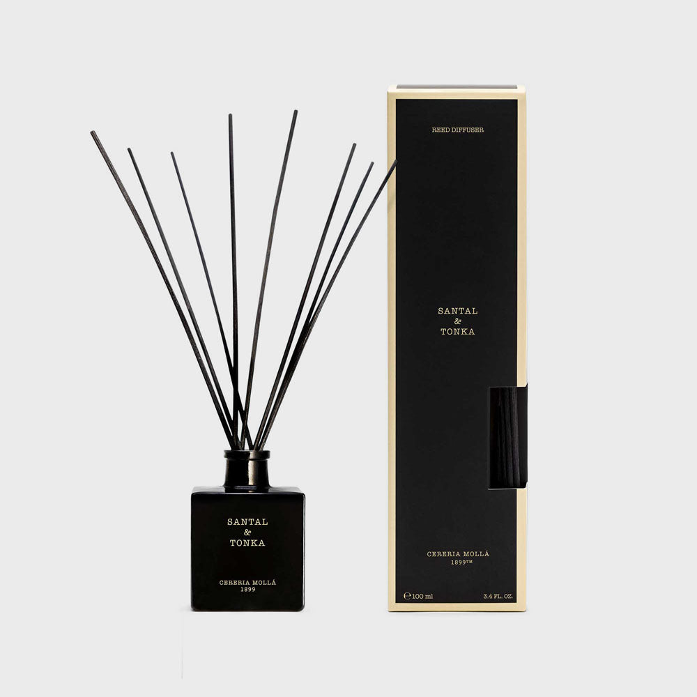 Santal & Tonka 100ml Reed Diffuser - Cereria Molla 1899