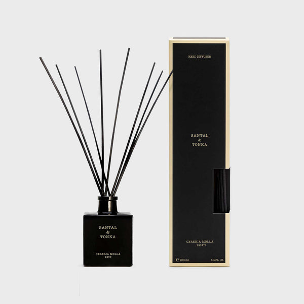 Santal & Tonka 100ml Reed Diffuser - Cereria Molla 1899