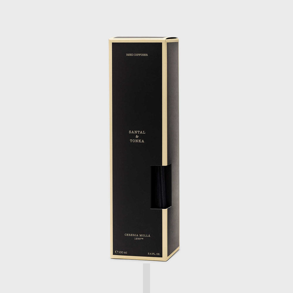 Santal & Tonka 100ml Reed Diffuser - Cereria Molla 1899
