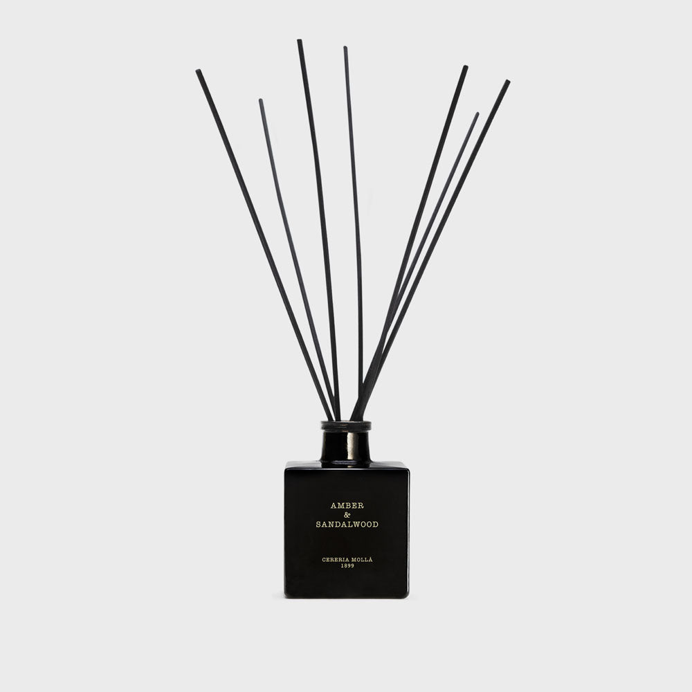 Amber & Sandalwood 250ml Reed Diffuser - Cereria Molla 1899
