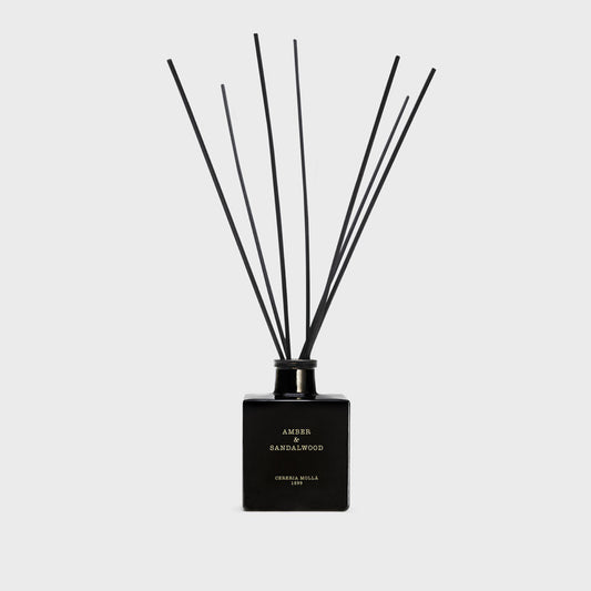 Amber & Sandalwood 250ml Reed Diffuser - Cereria Molla 1899