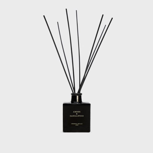 Amber & Sandalwood 250ml Reed Diffuser - Cereria Molla 1899