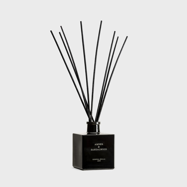 Amber & Sandalwood 250ml Reed Diffuser - Cereria Molla 1899