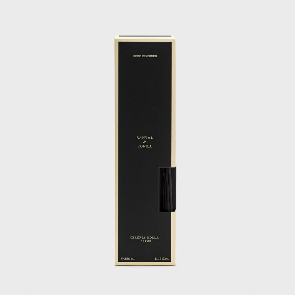 Santal & Tonka 250ml Reed Diffuser - Cereria Molla 1899