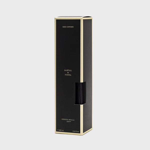 Santal & Tonka 250ml Reed Diffuser - Cereria Molla 1899