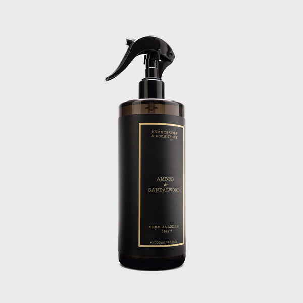 Amber & Sandalwood 500ml Textile Spray - Cereria Molla 1899