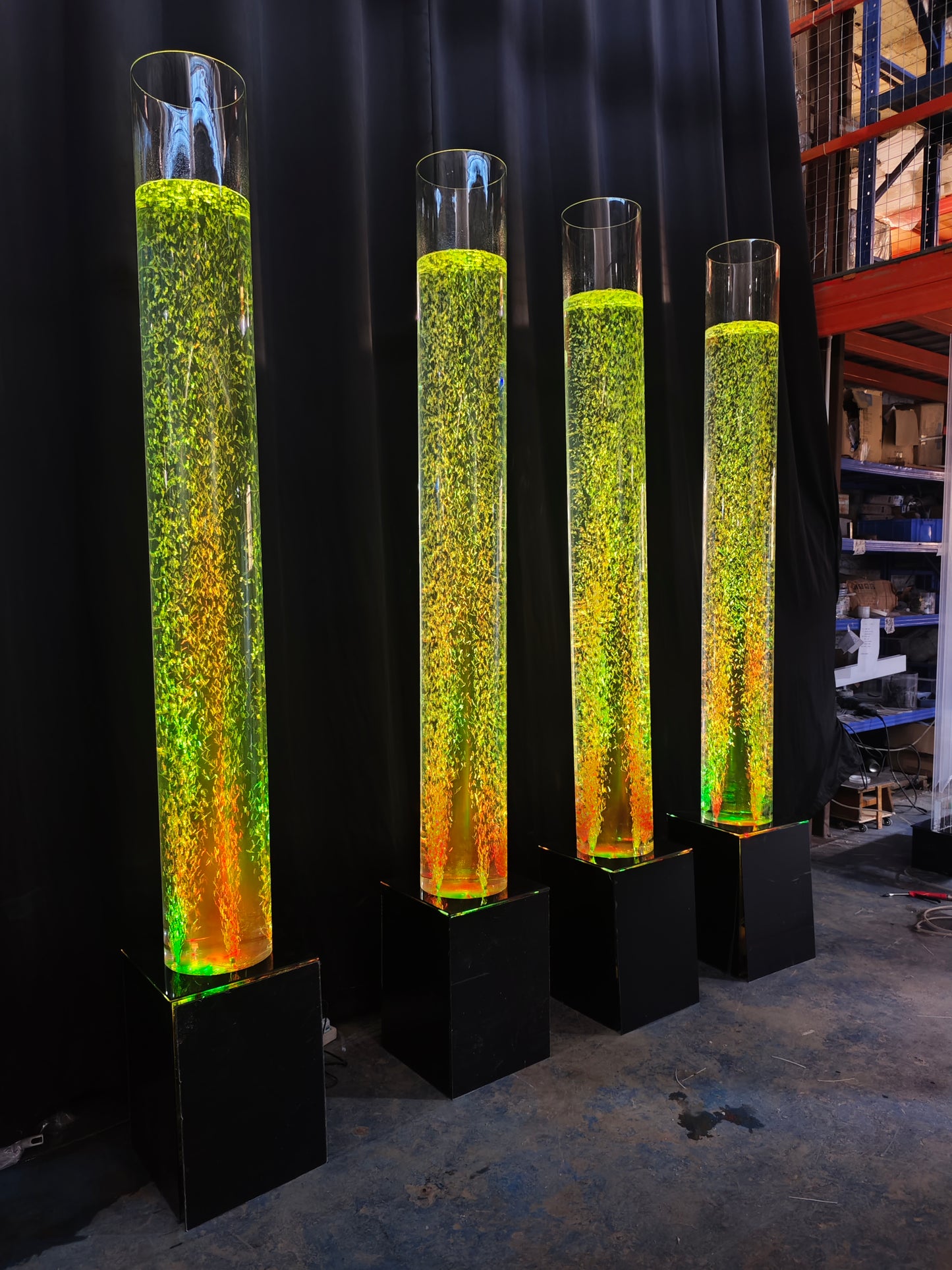 Casino  extra-tall 250cm bubble column with base