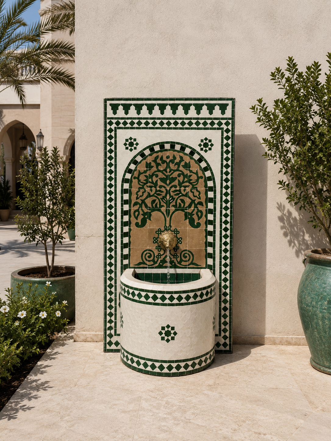 Zellige Fountain MF0254