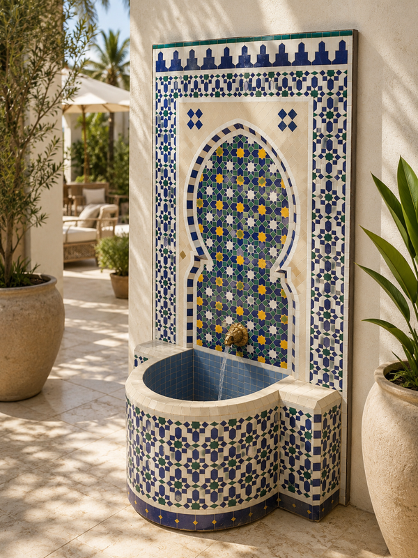 Zellige Fountain MF0175
