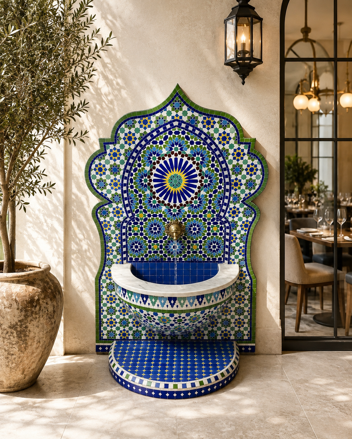 Zellige Fountain MF0280