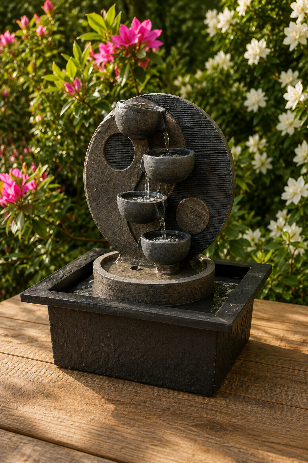 YIN & YANG Table Water Feature Exclusive Design