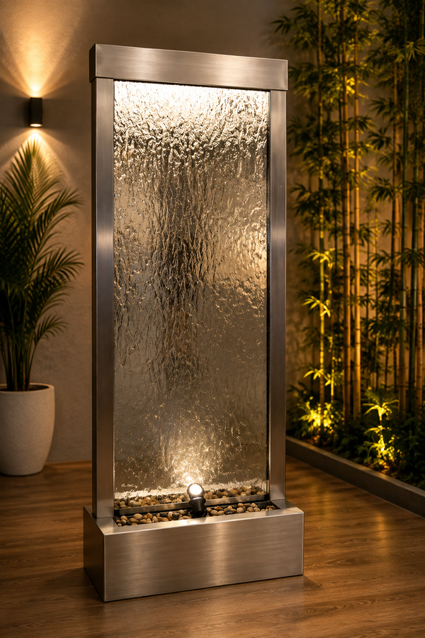 Cannes Mirror Stainless Steel Fountain