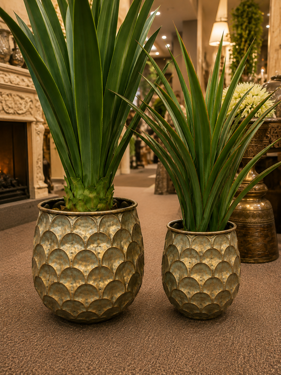 Dos Metal Planters Set