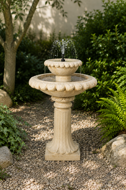 Clarita Solar Bird Bath Fountain