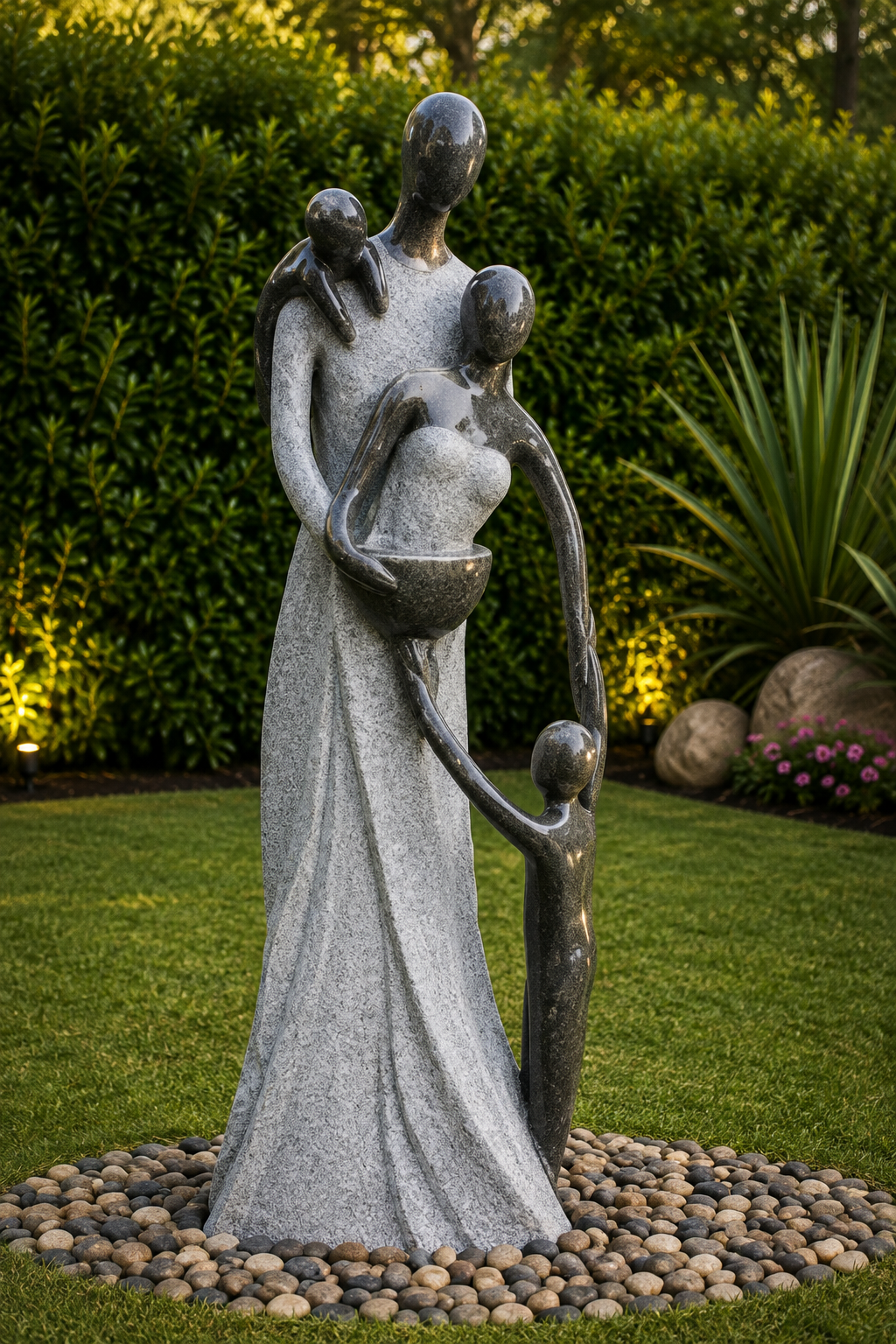 Felicidad Family Abstract Fountain