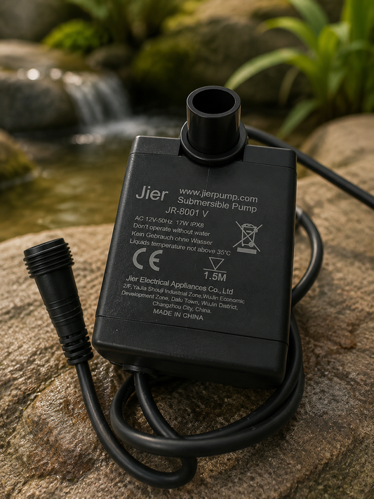 Jier Solar Fountain & Pond Pump JR-P003S5 Lithium Battery