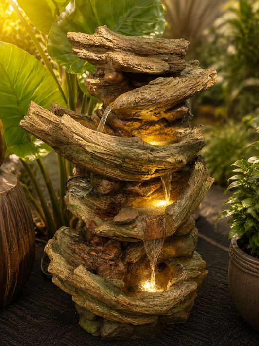 Albuquerque Tree Trunk Nature Fountain True Colours Sublime Sound Water Feature