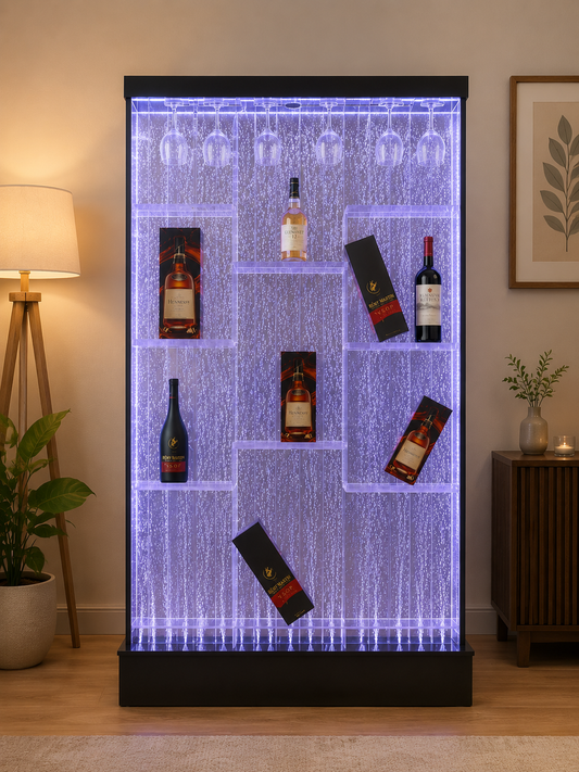 New Orleans Bar Cabinet Water Feature
