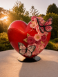 Love Heart with Butterflies