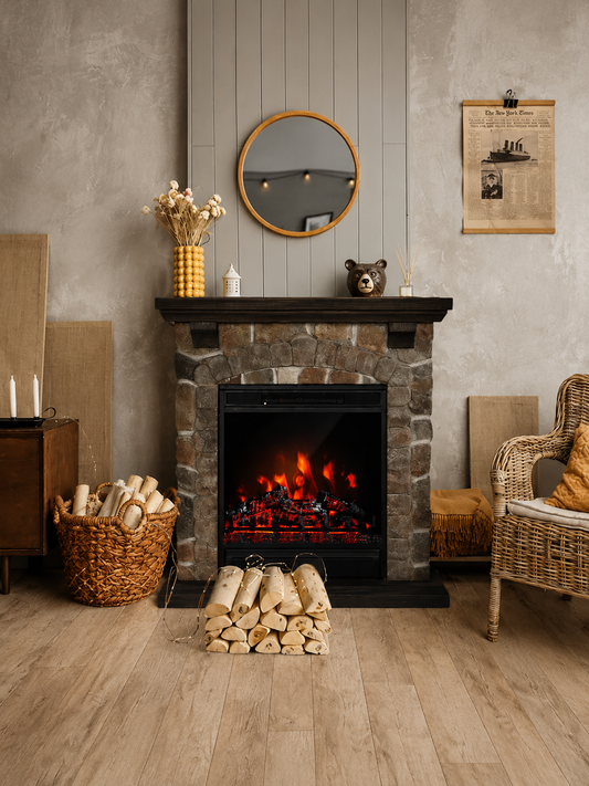 DAVOS Designer Electric Fireplace NEW Selling Fast Ships Same Day