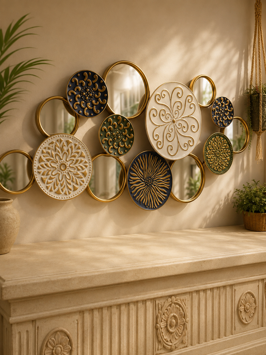 Nube Mirror Metal Wall Art