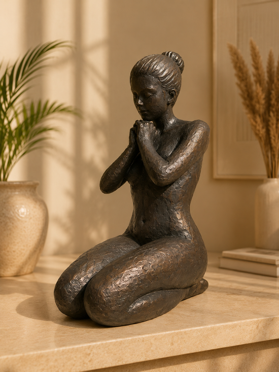 Impressionante Praying Ballerina Copper Coulour