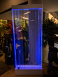 Lambada 2-meter tall bubble wall in White or Black Changing Colour Remote