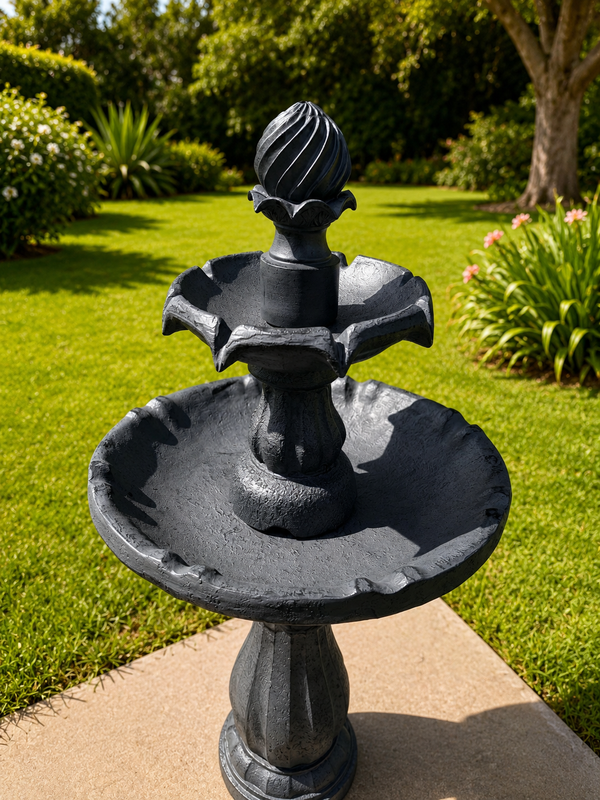 Soleil Solar Tiered Water Feature New Collection Jan 2026