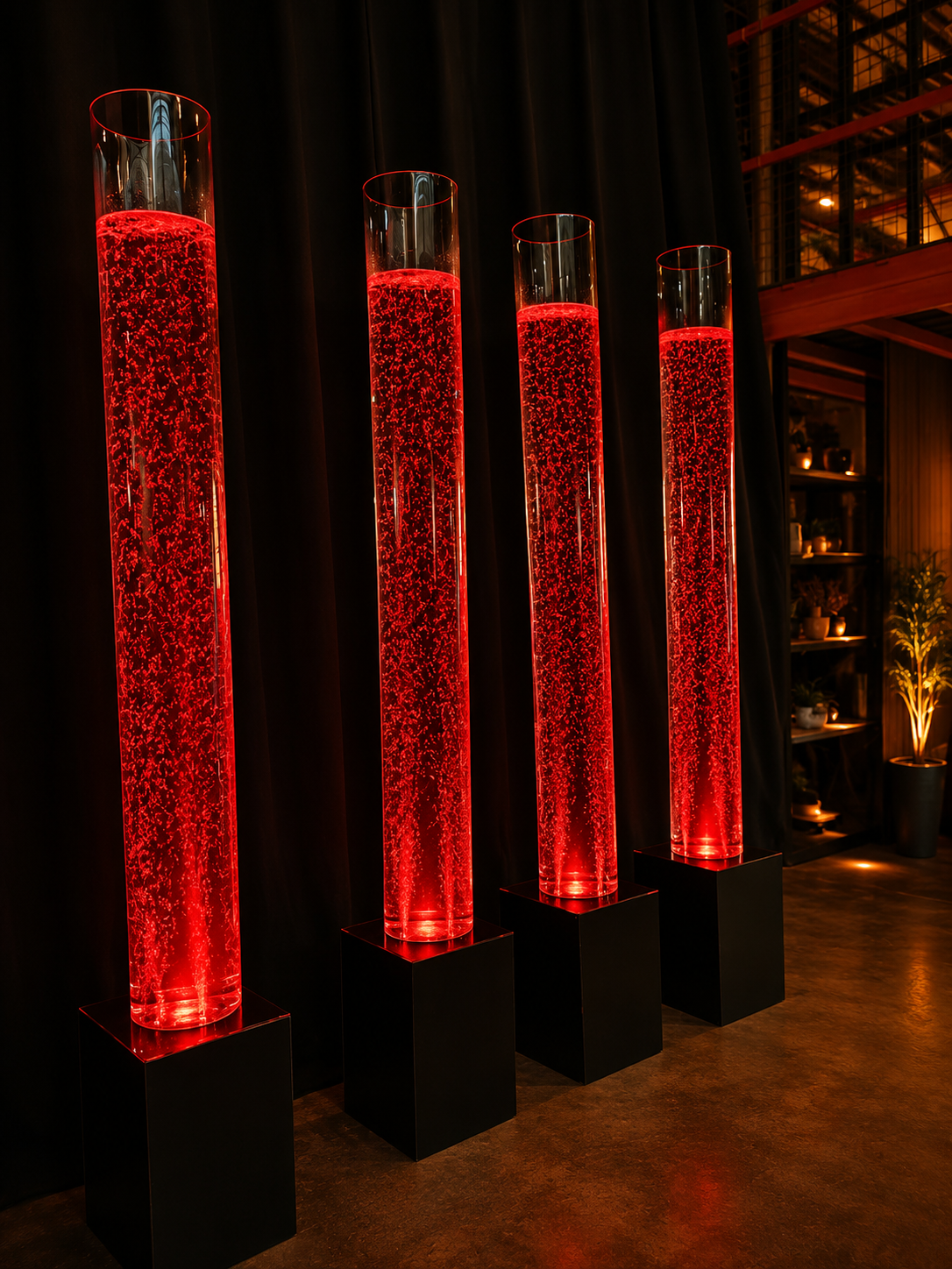 Casino  extra-tall 250cm bubble column with base