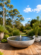Stormy Large Round Water Feature