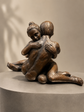 Lovers Cuddling Copper Colour Masterpiece