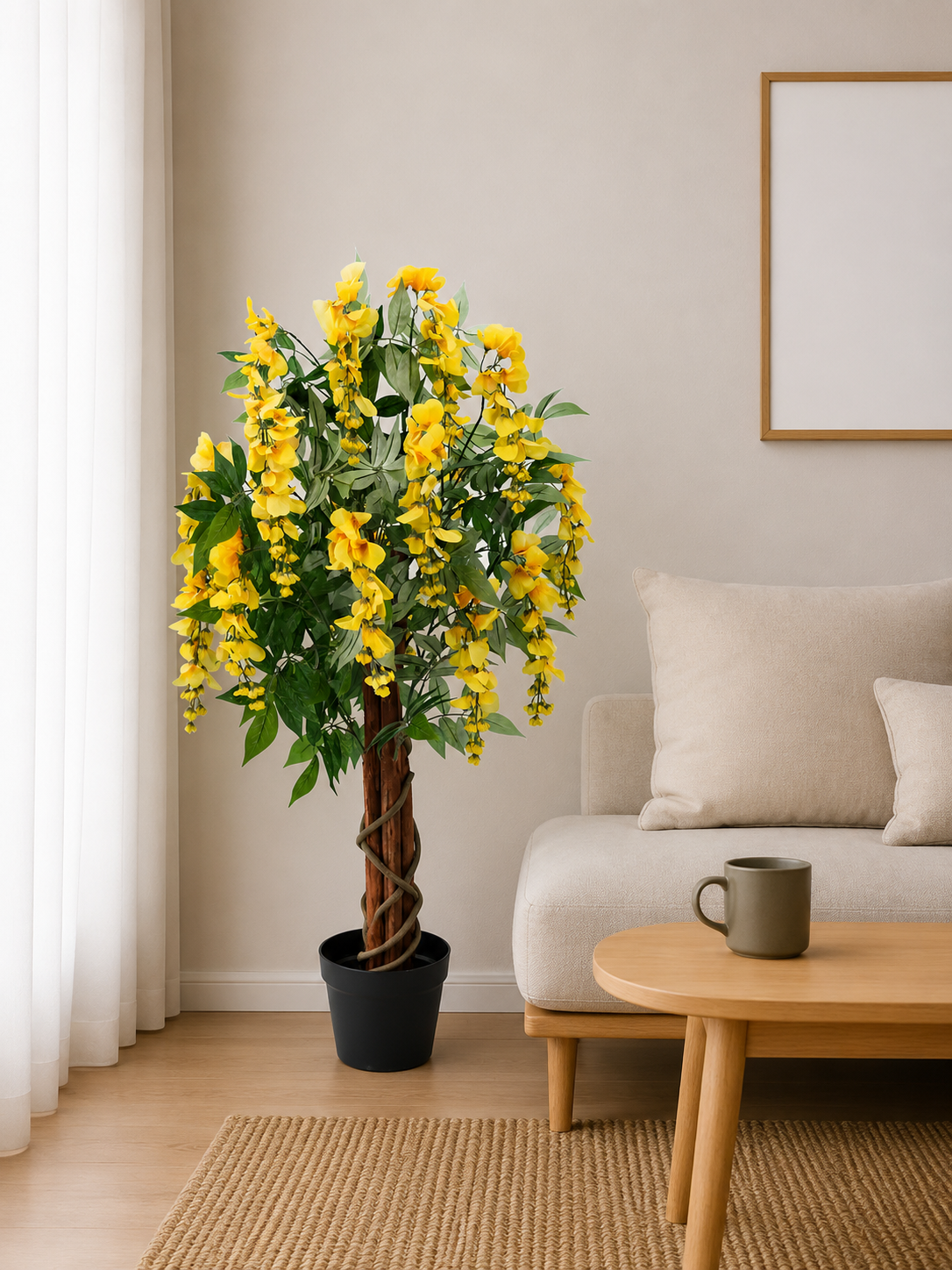 Wisteria Yellow 90cm