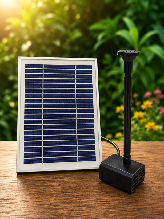 Jier Solar Fountain & Pond Pump JR-P002H2