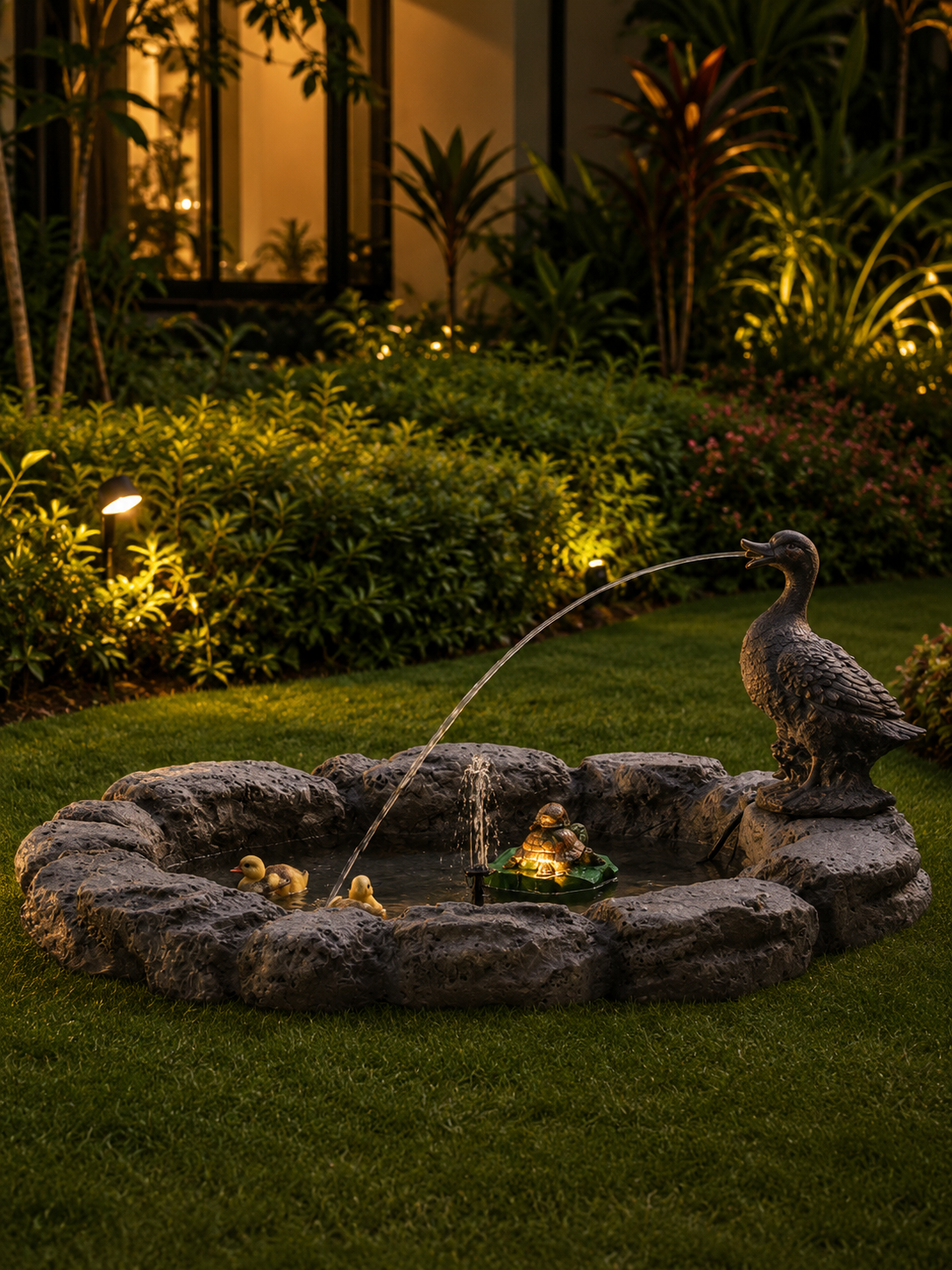 Fountain & Pond Solar Water Feature